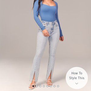 **sold out**NWT**Split-hem denim A&F *sold out**